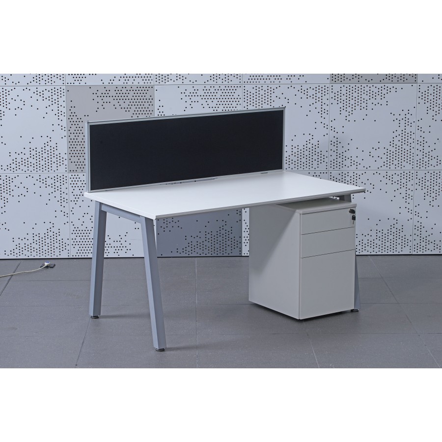 Alpha A-Frame Single Bench Desk